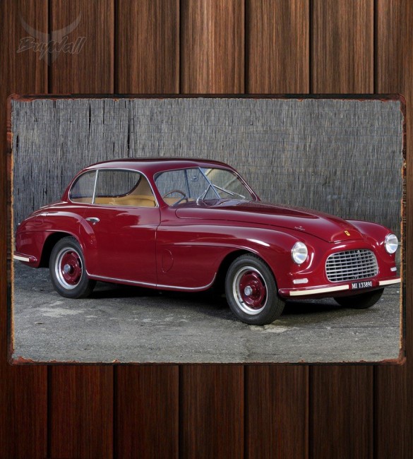 Металлическая табличка Ferrari 166 Inter Touring Coupe Металлическая табличка Ferrari 166 Inter Touring Coupe